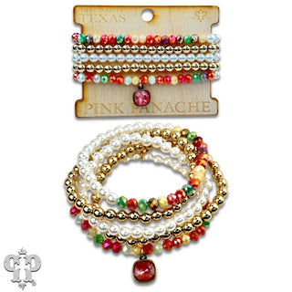 Golden Radiance Bracelet Set - Wildflower Clothing Company