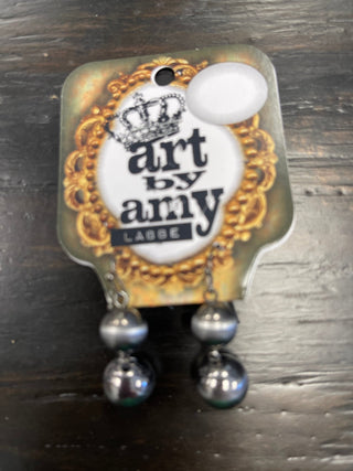 Smoky Pearl Drop Earrings - Wildflower Clothing Company
