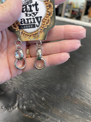 Silver Link Drop Earrings - Wildflower Clothing Company