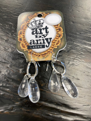 Silver Raindrop Earrings - Wildflower Clothing Company
