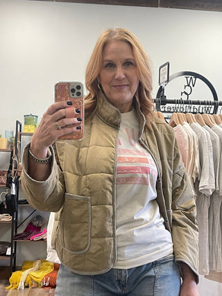 Prairie Path Quilted Jacket - Wildflower Clothing Company