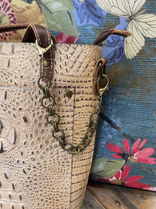 The Brushed Bronze Purse Chain - Wildflower Clothing Company