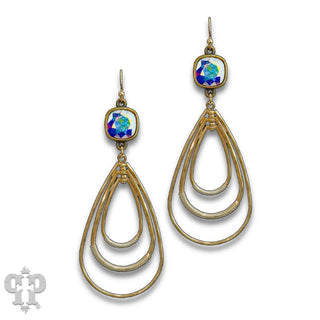 Evening Glow Teardrop Earrings - Wildflower Clothing Company