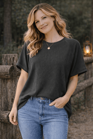 Coal Dust Comfort Top - Wildflower Clothing Company