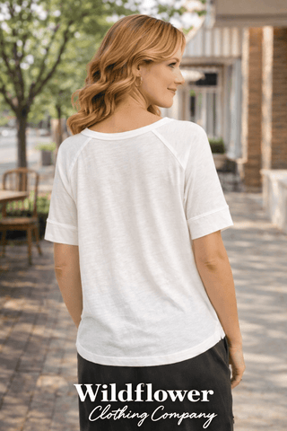 Cottonfield Ease Tee - Wildflower Clothing Company