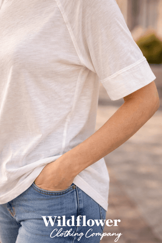 Cottonfield Ease Tee - Wildflower Clothing Company