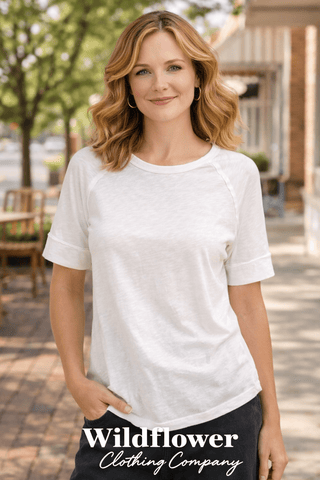 Cottonfield Ease Tee - Wildflower Clothing Company