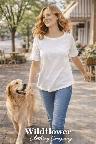 Cottonfield Ease Tee - Wildflower Clothing Company