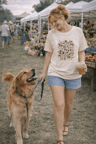 Heirloom Garden Patch Tee - Wildflower Clothing Company