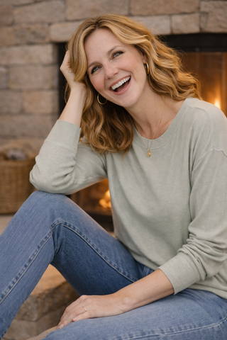 Hushed Mornings Long Sleeve Top