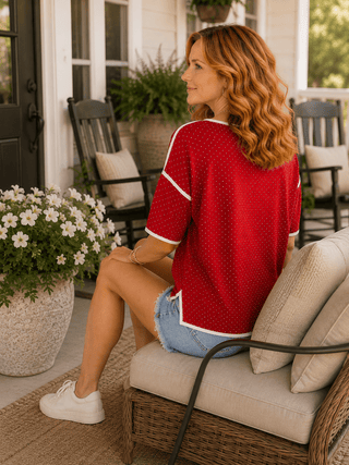 Little Things Dot Tee - Wildflower Clothing Company