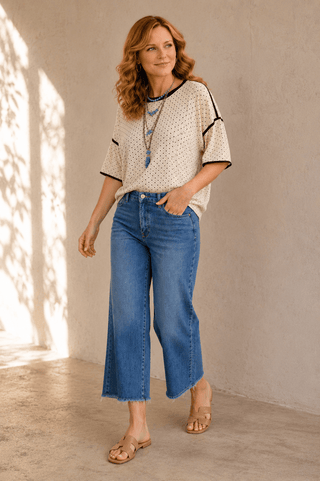 Little Things Dot Tee - Wildflower Clothing Company