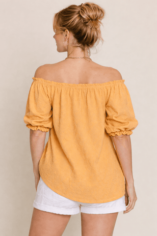 Marigold Meadow Blouse - Wildflower Clothing Company