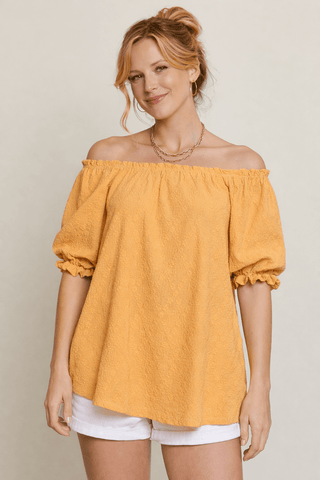 Marigold Meadow Blouse - Wildflower Clothing Company