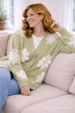 Meadowlight Bloom Cardigan - Wildflower Clothing Company