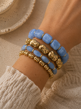 Mix It Up Bracelet Set - Blue