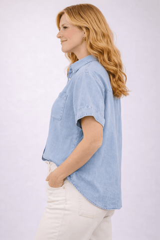 Open Road Chambray Shirt - Wildflower Clothing Company