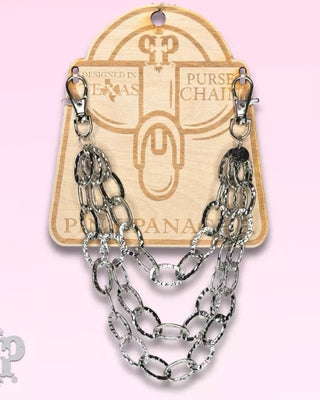 The Silver Lattice Purse Chain - Wildflower Clothing Company
