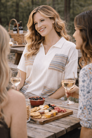 Painted Mesa Knit Top - Wildflower Clothing Company