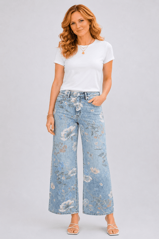 Prairie Blossom Jean - Wildflower Clothing Company