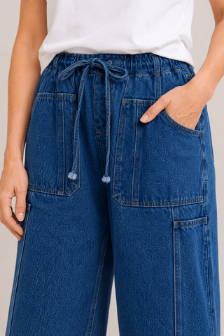 Riverbend Utility Wide Leg Pants - Wildflower Clothing Company