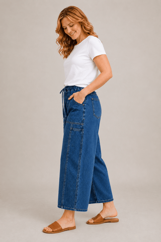 Riverbend Utility Wide Leg Pants - Wildflower Clothing Company