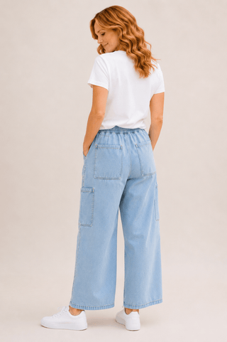 Riverbend Utility Wide Leg Pants - Wildflower Clothing Company