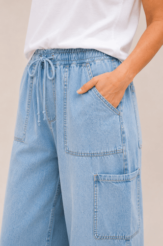 Riverbend Utility Wide Leg Pants - Wildflower Clothing Company