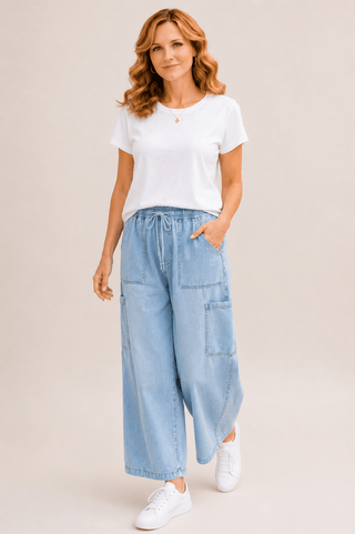 Riverbend Utility Wide Leg Pants - Wildflower Clothing Company