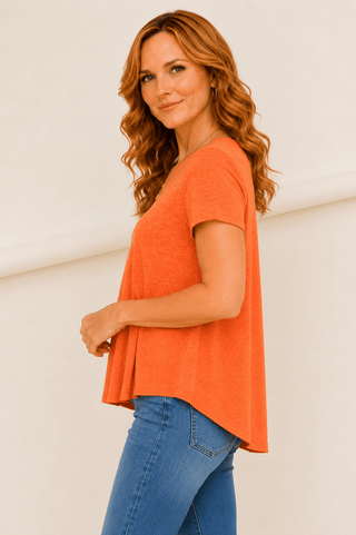 Sunset Drift Open Back Tee - Wildflower Clothing Company